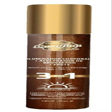 Parafina Bronze 3 x 1 Illuminator Tanning Accelerator 120ml Brazilian Glow & Shine Body Oil