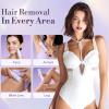 Bikini Trimmer for Women, Flyant 2 in 1 Electric Shaver for Women, Pubic Hair Trimmer Waterproof IPX7 with LED, Bikini Razor for Leg Arm Underarm Bikini Area, Teen Girl Gifts - Lavender Dream Purple view 3