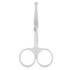 Mrisata Stainless Steel Round Nose Hair Scissors Rounded Tip Safe Clean Beauty Scissors for Nose Eyebrows Eyelashes Men Facial Hair Trimming view 1