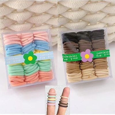 180Pcs Small Hair Ties Elastics Bands Mini Hair Styling Accessories Moranti Color Tiny Hair Scrunchies Accessories Preschool Little Girls Ponytail Holders Hair Ropes Rubber No Damage Bands