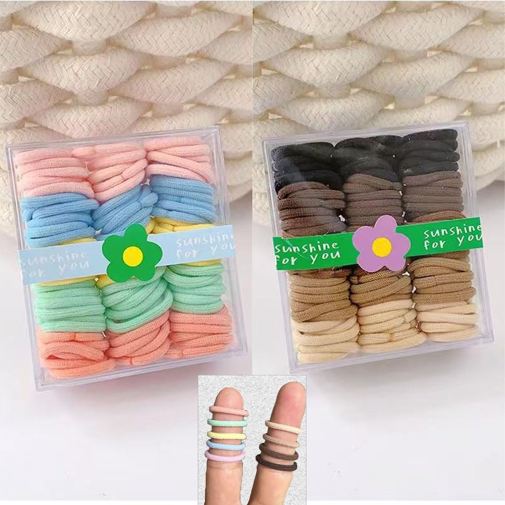 180Pcs Small Hair Ties Elastics Bands Mini Hair Styling Accessories Moranti Color Tiny Hair Scrunchies Accessories Preschool Little Girls Ponytail Holders Hair Ropes Rubber No Damage Bands