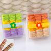 180Pcs Small Pastel Hair Ties Elastics Bands Mini Hair Styling Accessories Macaron Color Tiny Hair Scrunchies Accessories Preschool Little Girls Ponytail Holders Hair Ropes Rubber No Damage Bands view 1