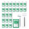 Xuezoioy Disposable Razors Bulk - Pack of 10,Individually Wrapped Grey 3 Blade Razors with 8 ml/0.28 fl oz Packet Shaving Cream and Clear Cap for Homeless,Hotel,Shelter,Travel view 1