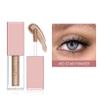 ACSUSS Liquid Metallic Eyeshadow Set Sweatproof Makeup Brush for Shimmer Glitter Eye Shadow Long Lasting Cosmetic Tools Pink One Size view 2