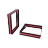 2 Piece Set Black and Red Striped Design Modern Square Hair Clips Decorative Hair Band Holders view 1