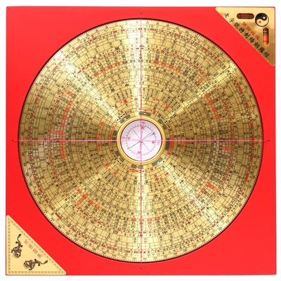 Copper High Precision Spiritual Function Compass Decorative Mascot (1Pcs 1)