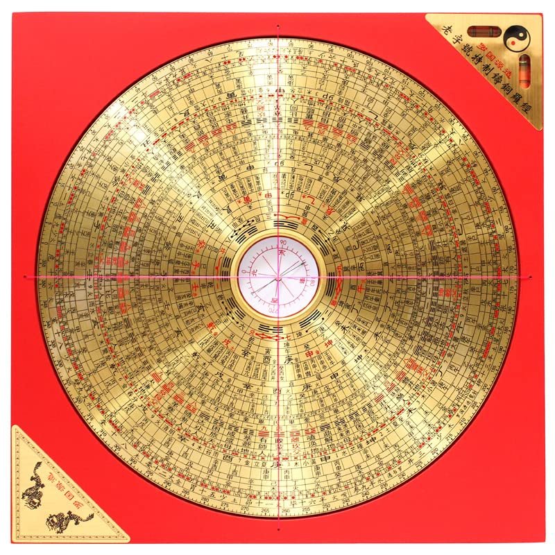 Copper High Precision Spiritual Function Compass Decorative Mascot (1Pcs 1)