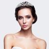 14K Gold Luxe Camellia Crown Headdress, Hypoallergenic Moissanite Hair Accessory, Ideal Gift for Banquet Evening or Special Woman (Style 311.9 * 3.2cm*32g) view 3