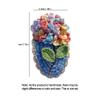 Coolideas handmade micro-hook crocheted hair barrettes yarn Handcrafted fine crocheted hair clips, creative hand made knitted side hair accessories for female (#13 Hydrangea) view 3