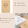 30Pack Luxury Individually Wrapped Disposable Travel Makeup Removal Vanity Kit; Multifunctional Outdoor Facial Cleansing and Exfoliating Emergency Vanity Amenities Kit for Travel,Hotel,Home, Daily Use view 3