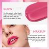 AKARY 3 PCS Mirror Lipstick Set, High Pigment Non-stick Smooth Lip Stain, Non-Smudge Long-lasting Wear Not Fade Lip Gloss for Elegant Pink Water Lip Makeup view 4