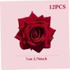 12 PCS Flower Hair Pins Flamenco Dancer Mexican Red Rose Hair Clip Vintage Flower Brooches Accessories for Women Girls Bridal Wedding Party Costume view 3