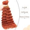Fabimiya 12A Human Hair Bulk 18Inch Deep Wave bulk human braiding hair for boho braids 100% Unprocessed Brazilian Virgin Human Hair Extensions Quick Weave Human Hair 350# Color view 4