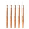 5/10Pcs Shower Head Cleaner Tool, Gap Hole Anti-Clogging Cleaning Brushes, Nylon Bristles Unclogging Tool for Shower, Nozzle Deep Crevice Scrubbing, Easy Grip Bathroom Fixture Cleaner Gap Pink view 1