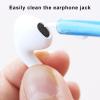 5/10Pcs Shower Head Cleaner Tool, Gap Hole Anti-Clogging Cleaning Brushes, Nylon Bristles Unclogging Tool for Shower, Nozzle Deep Crevice Scrubbing, Easy Grip Bathroom Fixture Cleaner Gap Pink view 3