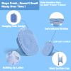 ARIOSOX, Soft Silicone Body Scrubber Gentle Like a Hand Exfoliating Your Skin and Build Up Lather, Back Large Suction Cup Easy to Store, & Deep Clean (Body Scrubber + Face Scrubber Blue) view 3