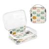 Clear Makeup Bag Approved Clear Travel Toiletry Bag with Zipper Waterproof Organizer Bags Transparent Cosmetic Pouch Traveling 2Pack Colorful Cats view 3
