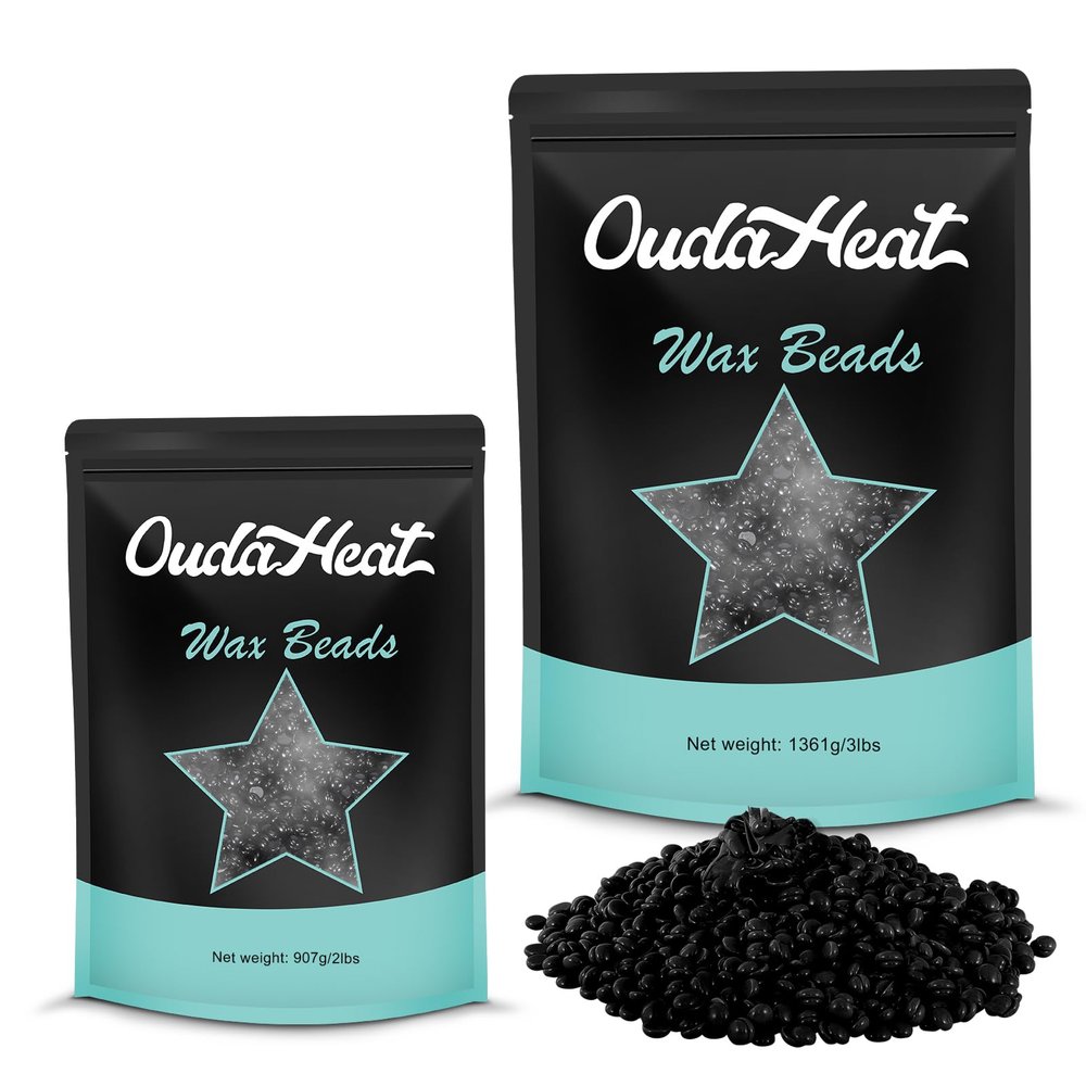 5lb Hard Wax Beads Bulk, Professional Waxing Bead Sensitive Skin, Scented Stripless Wax beans for Brazilian, Bikini, Body, Face, Legs, Back, Coarse Hair Removal, Salons Supplier Wax Bead Refill