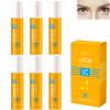 Vc Anti-Wrinkle Eye Serum Oil, Lutein EyeEssenceOil, VC Rollerball Eye Serum for Dark Circles and Puffy Eyes, Firming Anti-Aging, for Women & Men (6pcs) view 1