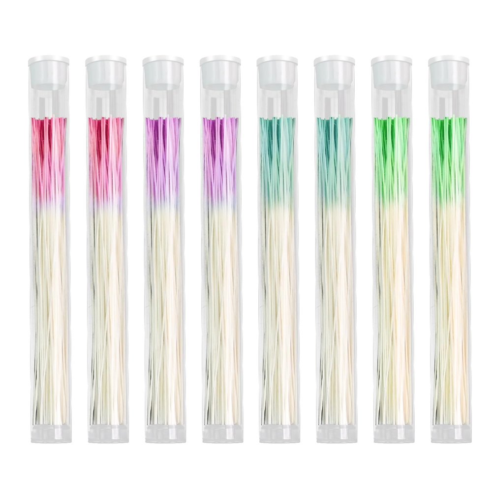 480 Pieces Ear Hole Floss,4 Colors Disposable Ear Piercing Cleaner Floss for Women Men