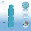 Bath Pillow for Tub | 4D Air Mesh Fabric - Plush Bathtub Pillow for Neck & Back Support, Hot Tub Pillow with 6 Non-Slip Suction Cups | Spa Pillow for Relaxation and Comfort (White). (Full Body Blue) view 2