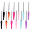 12 Pack Multicolor Metal Nail Files Set - Durable Fingernail Shaping & Smoothing Tools view 1