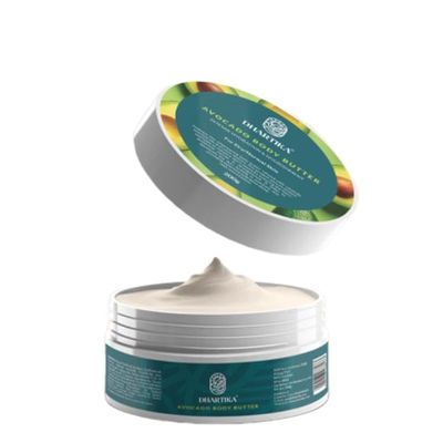 Avocado Body Butter - Deeply Hydrating & Nourishing, Enriched with Natural ingredients & Butters for Enhanced Skin Elasticity