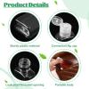 100pcs 1 oz Travel Bottles Mini Travel Bottles Hand Bottle Clear Bottle with Flip Caps Small Dispenser Containers Portable Empty Refillable Containers for Shower Gel Face Creams Body Lotion view 4