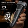 Fndna Electric Foil Shavers for Men: Portable Electric Razor for Face- Rechargeable Wet/Dry Waterproof Shaver with LED Display & Fast Charge-Close Shaving view 2