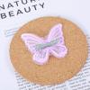 20pcs Lace Embroidery Flower Butterfly Hair Bow Pin Purple Butterfly Hair Clips Double Layer Lace Embroidery for Girls Butterflys Laces Trim for Sewing Craft Diy Clothes Dress Wedding Christmas Decor view 4