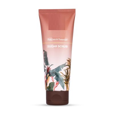 Face Scrub Pink Salt Sugar Scrub With Tamarind & Honey | De Tan, Dead Skin Remover & Exfoliate Face And Body Scrub | Get Glowing & Healthy Skin | 100 Ml