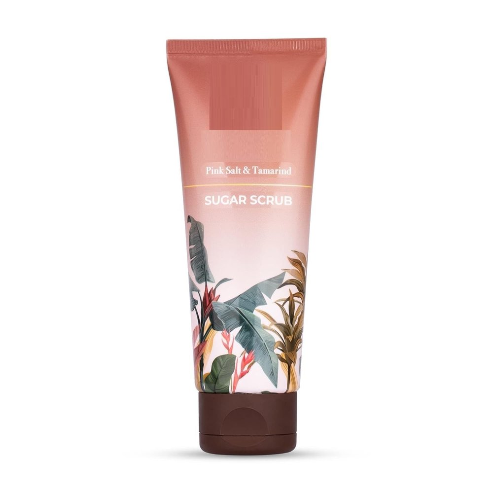 Face Scrub Pink Salt Sugar Scrub With Tamarind & Honey | De Tan, Dead Skin Remover & Exfoliate Face And Body Scrub | Get Glowing & Healthy Skin | 100 Ml
