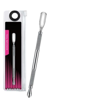 Pre-treatment Cuticle Pusher, Russian Prep Nail Pushers, Dual Ended Cuticle Remover 100/180 Grit Sandpaper Sheets, Nail Care for Manicure Pedicure Nail Art Salon Home (Cuticle Pusher 06)
