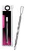Pre-treatment Cuticle Pusher, Russian Prep Nail Pushers, Dual Ended Cuticle Remover 100/180 Grit Sandpaper Sheets, Nail Care for Manicure Pedicure Nail Art Salon Home (Cuticle Pusher 06) view 1