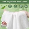 200 Count Disposable Face Towels  Value Pack Extra Thick Biodegradable Facial Cleansing Towels  Lint Free Dry Wipes  Soft Makeup Remover Cloth for Sensitive Skin view 3