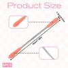 6 Pieces Pink Facial Hair Remover Spring Eyebrow Face Epilator Coil Portable for Women Chin Cheek Mustache Upper Lip view 2