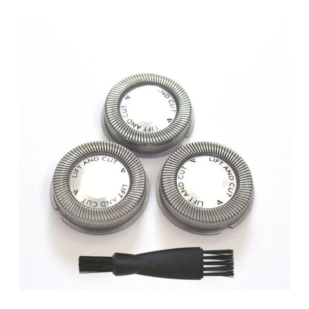 DTWLOPOP 3pcs Replacement Shaver Head CutterCompatible for Philips Norelco HQ3 HQ4 HQ55 HQ56 HQ6900 HQ46 HQ6996 HQ904 HS980 Shaving Head Blade