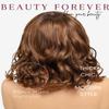 Beauty Forever Bob Wig Human Hair with Bangs Loose Body Wave Glueless 4x2 HD Lace Chestnut Chocolate Brown with Highlight Pre Plucked Bob Wear and Go Short Wigs Beginner Friendly 150% Density 12inch view 4