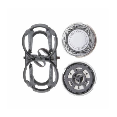 DTWLOPOP Stainless Steel Universal Razor Blades Shaving Heads with ABS Mount Holder Kit Replacement Compatible for Philips PQ182 PQ183 PQ206_A66K
