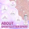 AOAZXBB Body Glitter Spray Holographic Shiny Spray for Hair Body Clothes Glitter Highlighter Powder for Festival Rave Prom Party, 4.22 Fl Oz, Pink view 3