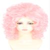 LeMarnia Women 60s Beehive Bouffant Wig, Voluminous Pink Curly Singer Wig, Retro Vintage Style for Halloween Cosplay Costume Party view 2