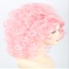 LeMarnia Women 60s Beehive Bouffant Wig, Voluminous Pink Curly Singer Wig, Retro Vintage Style for Halloween Cosplay Costume Party view 3