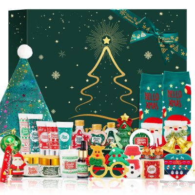 CADDISE Advent Calendar 2025  Skincare Gift Set for Women, 24 Day Christmas Gifts, Holiday Beauty Gift Box, Spa Gift Basket for Mom & Teen Girls