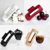 Hair Claw Clips 3 Pack - 4.2 Inch Medium Cloud & Cozy Clips, Flexible Design Gentle Grip Non-Slip Hold for Thick Fine Hair All Hair Types (White-3pcs) view 2