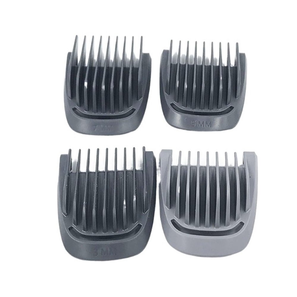 YHNNH 1,3,5,7mm Hair Clipper Comb Barber Plastic Positioning Comb Compatible for Philips BT1209 BT1210 BT1216 MG3730 MG3747 MG3710 MG5730 MG7710 Trimmer Comb(4pcs-Set)