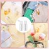 12 PCS Small Travel Squeeze Bottles,12ml 0.4oz Refillable Plastic Empty Cosmetic Containers for Shampoo, Toner, Liquid Toiletries, Dispensers Bottles, Travel Essentials Sample view 2