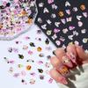 70Pcs Cute Halloween Nail Art Charms 3D Resin Ghost Nail Gems Mini Witch Hat Castle Blood Heart Design Halloween Bat Nail Charms Skull Nail Jewelry Monster Pumpkin Nail Supplies Accessories for Women view 4