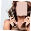 Hair Comb 2pcs Shaped Hair Straightening Comb Fine Tooth Hairdressing Brushes for Knotty Hair Durable Plastic Styling Combs for Home Travel and Professional Use(Assorted Color) view 3