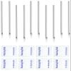 Ear Piercing Needles Kits Disposable Surgical Stainless Steel Body Piercing Needles for Nose Septum Ear Tragus Helix Labret Nipple Lip Navel (16G-white) view 1