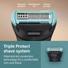 Philips Norelco Body Groomer 7000 Series, Men's Whole Body Groomer, Contour-Following 2D Flexing Head, Triple Protect Shave System & Intimate Body Hair Trimmer, 100% Showerproof, BG7480/50 view 4